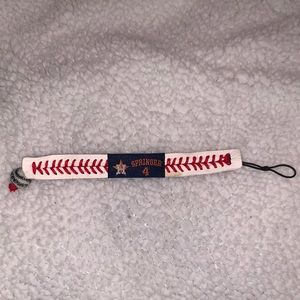 ⭐️MLB brassica Astors leather baseball bracelet⭐️